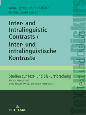 cover image of Inter- and Intralinguistic Contrasts / Inter- und intralinguistische Kontraste